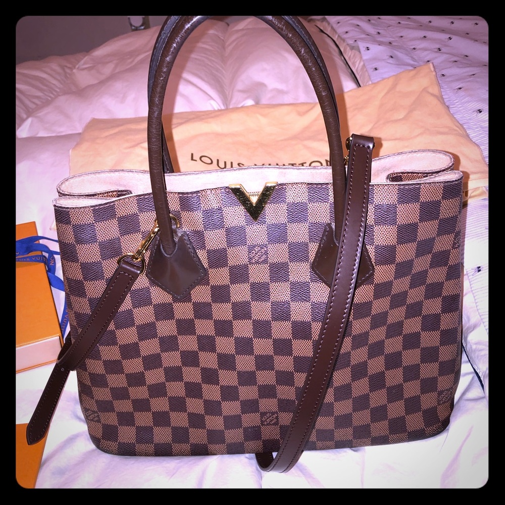 Louis Vuitton Kensington In Damier ebene